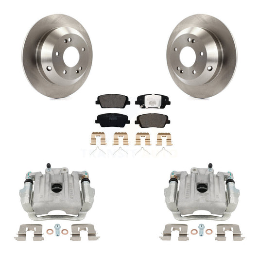 [Arrière] Disque et plaquette de frein pour 14-15 Kia Sorento With Red Painted Calipers KC8-100223T