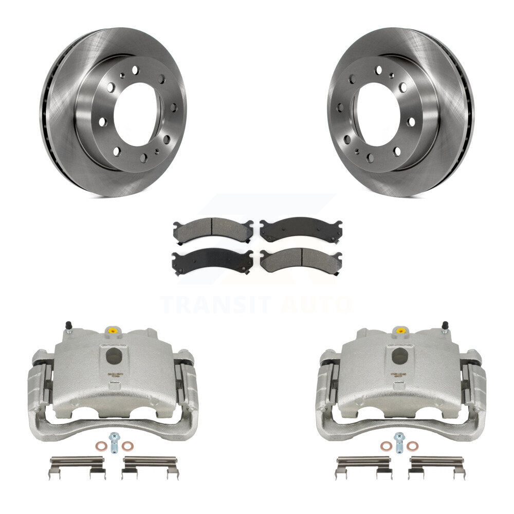 [Avant] Disque et plaquette de frein pour GMC Chevrolet Sierra 2500 HD Savana KC8-100245S