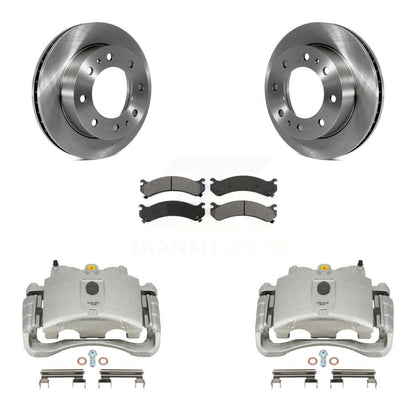 [Avant] Disque et plaquette de frein pour GMC Chevrolet Sierra 2500 HD Savana KC8-100245S