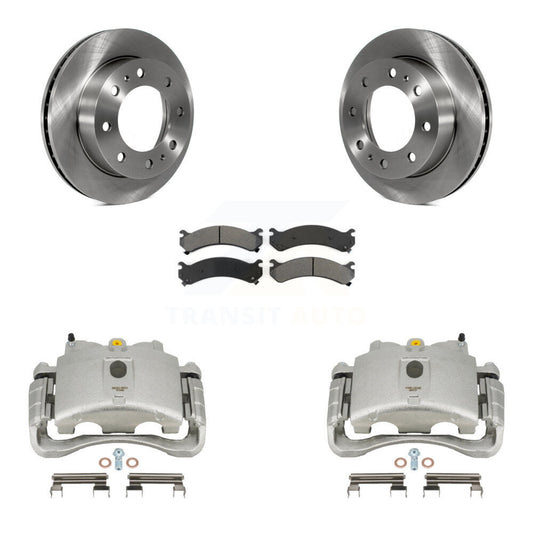 [Avant] Disque et plaquette de frein pour GMC Chevrolet Sierra 2500 HD Savana KC8-100245S