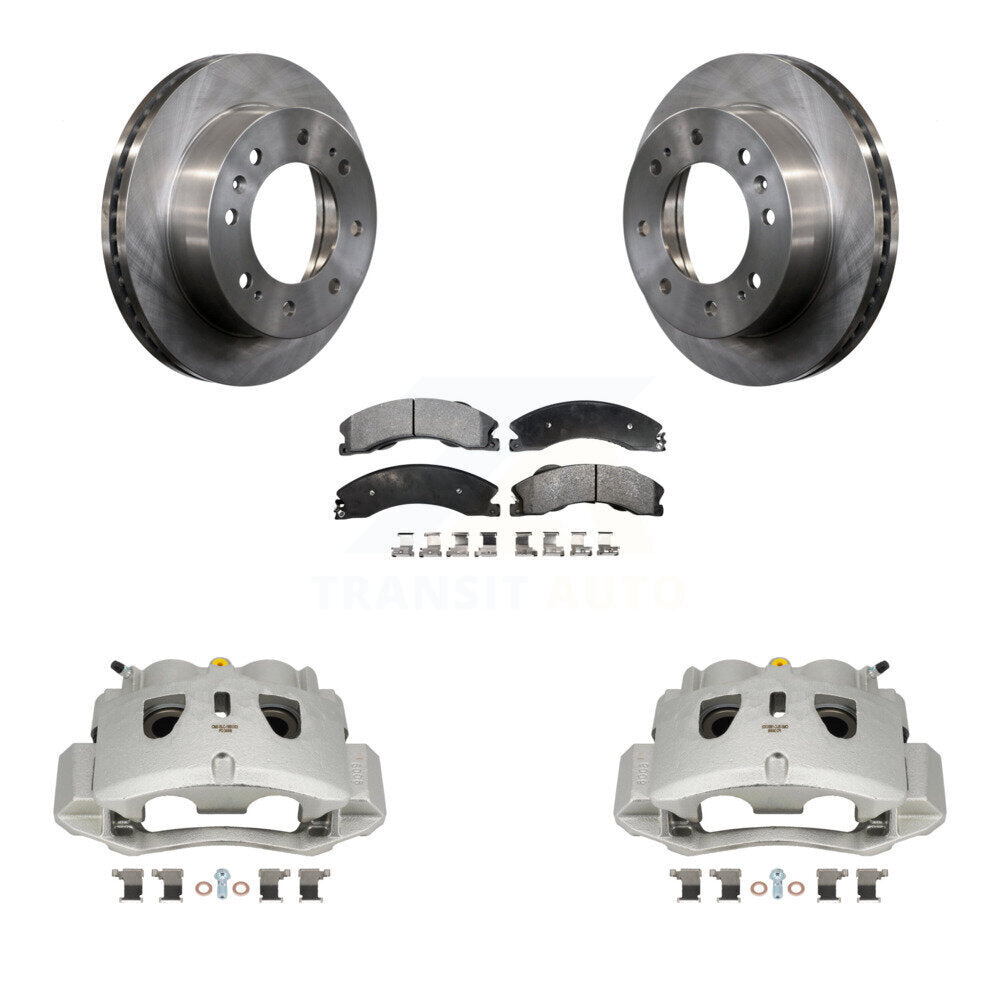[Avant] Disque et plaquette de frein pour GMC Chevrolet Sierra 2500 HD 3500 KC8-100263P