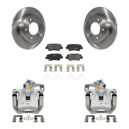 [Arrière] Disque et plaquette de frein pour Kia Forte Hyundai Forte5 Veloster Elantra KC8-100263T