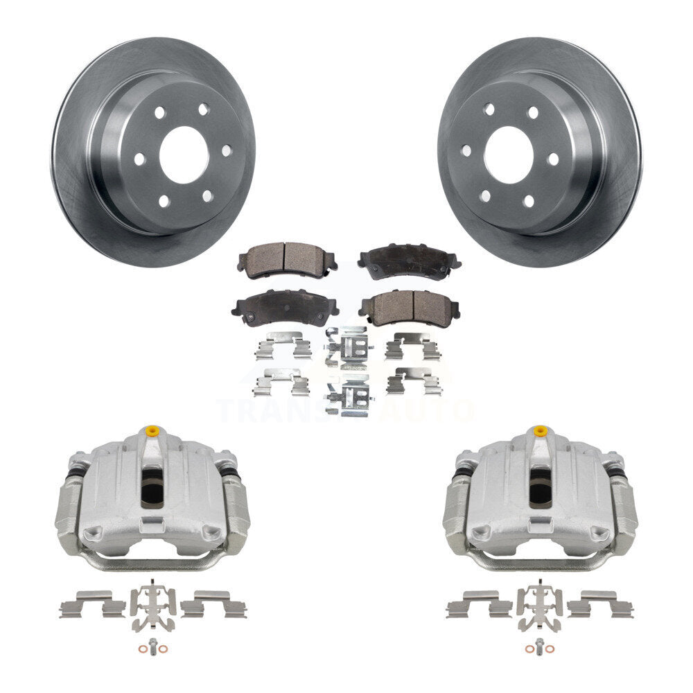 [Arrière] Disque et plaquette de frein pour Chevrolet GMC Silverado 1500 Sierra Astro KC8-100264T