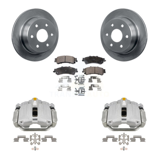 [Arrière] Disque et plaquette de frein pour Chevrolet GMC Silverado 1500 Sierra Astro KC8-100264T