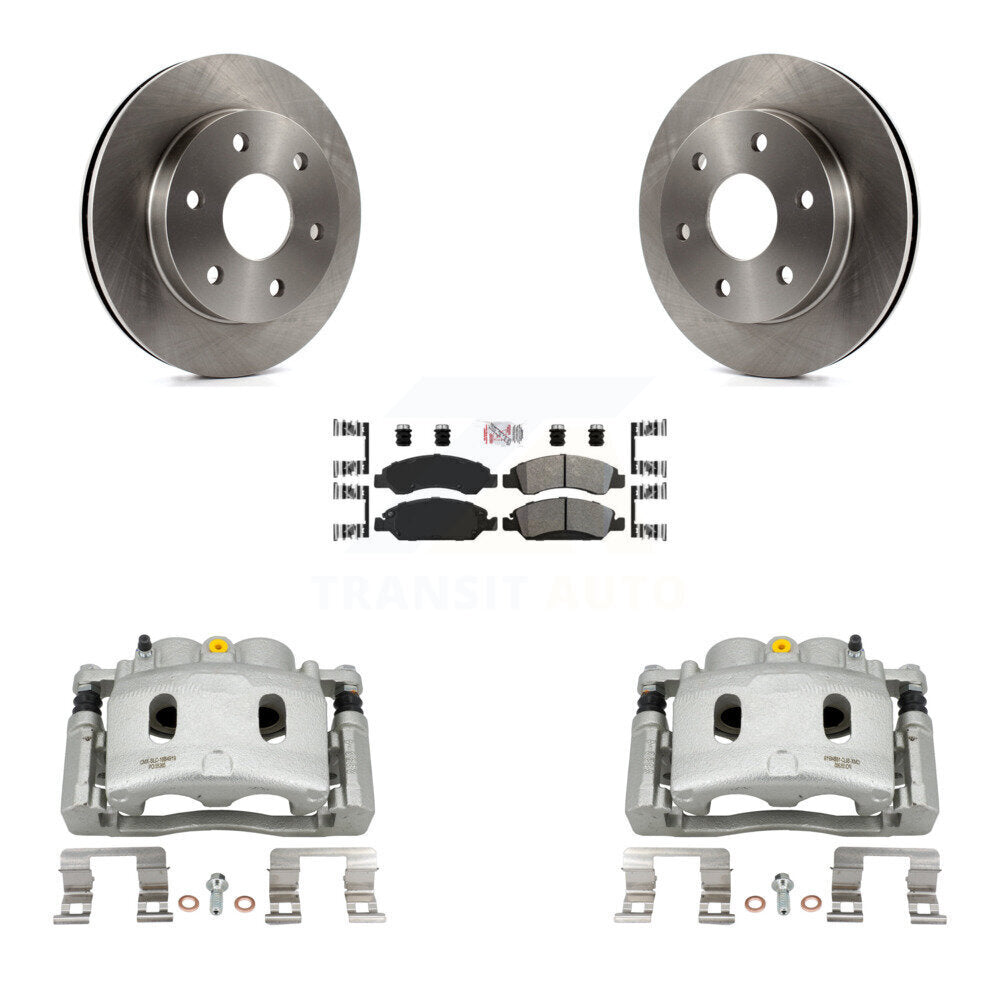 [Avant] Disque et plaquette de frein pour 07 GMC Sierra 1500 Disc rear brakes KC8-100267N