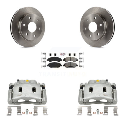 [Avant] Disque et plaquette de frein pour 07 GMC Sierra 1500 Disc rear brakes KC8-100267N