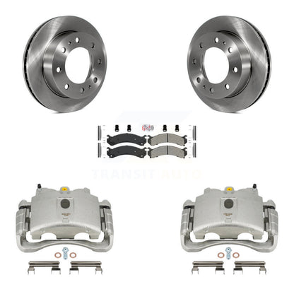 [Avant] Disque et plaquette de frein pour GMC Chevrolet Sierra 2500 HD Savana KC8-100271N