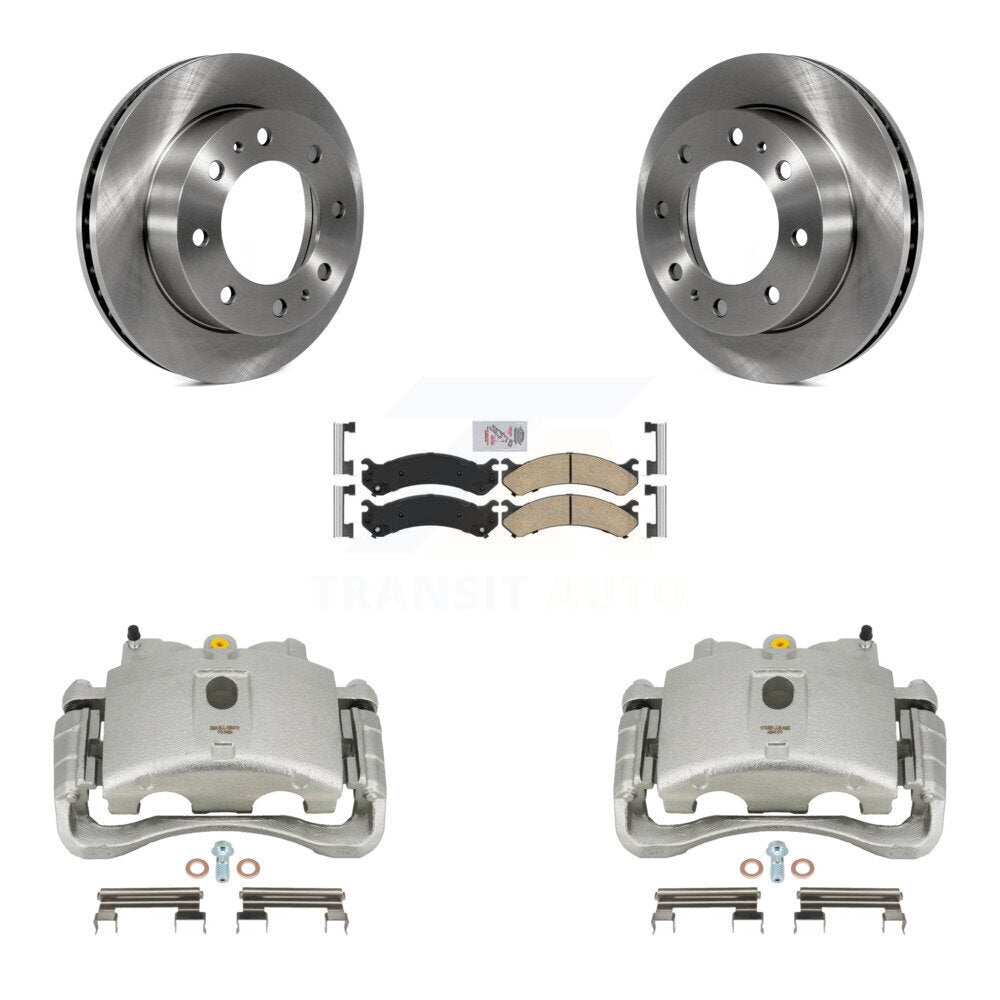 [Avant] Disque et plaquette de frein pour GMC Chevrolet Sierra 2500 HD Silverado H2 KC8-100272N