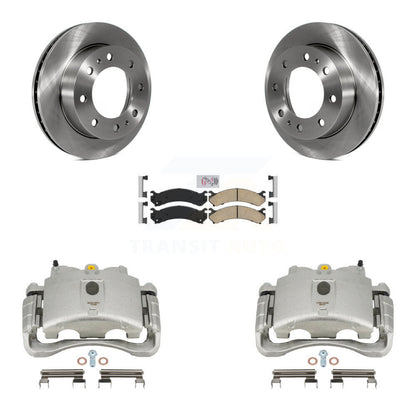 [Avant] Disque et plaquette de frein pour GMC Chevrolet Sierra 2500 HD Silverado H2 KC8-100272N
