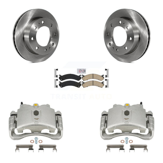 [Avant] Disque et plaquette de frein pour GMC Chevrolet Sierra 2500 HD Silverado H2 KC8-100272N