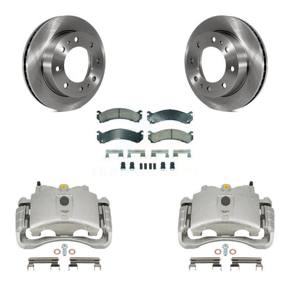 [Avant] Disque et plaquette de frein pour GMC Chevrolet Sierra 2500 HD Silverado H2 KC8-100273N