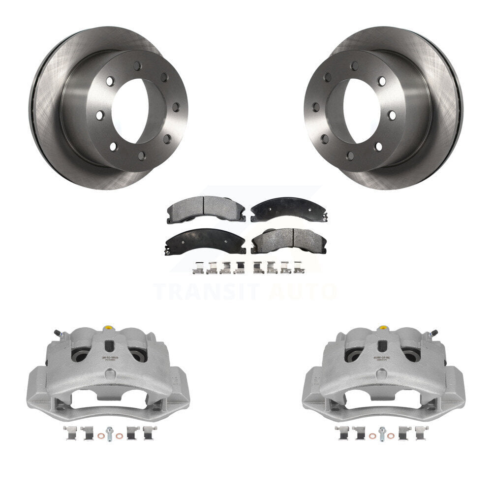 [Arrière] Disque et plaquette de frein pour GMC Sierra 3500 HD Chevrolet Silverado KC8-100291T