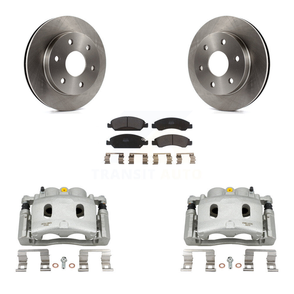 [Avant] Disque et plaquette de frein pour 07 GMC Sierra 1500 Disc rear brakes KC8-100302P