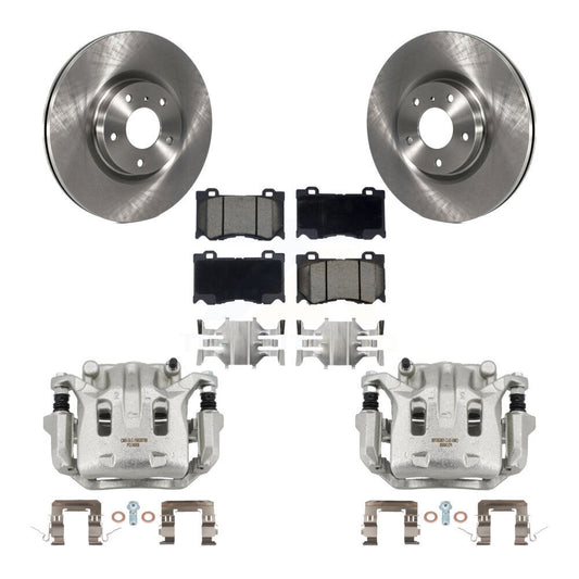 [Avant] Disque et plaquette de frein pour 09-13 INFINITI G37 AWD With Brembo Brakes KC8-100314C