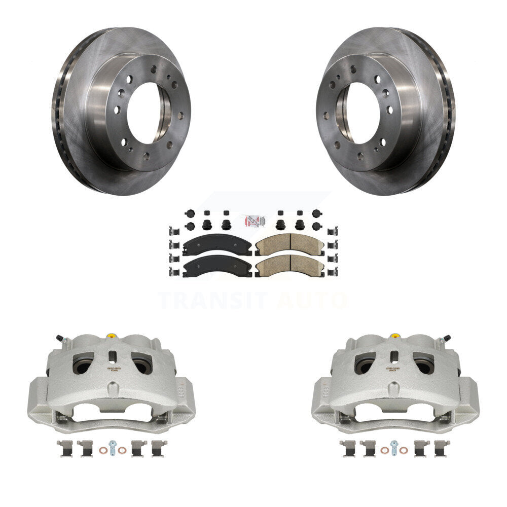 [Avant] Disque et plaquette de frein pour GMC Chevrolet Sierra 2500 HD Silverado KC8-100324N