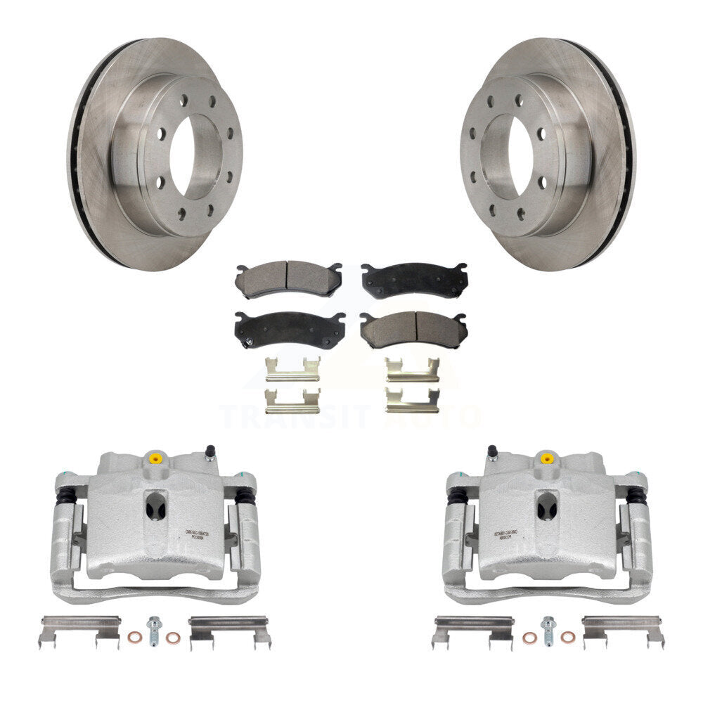 [Arrière] Disque et plaquette de frein pour Chevrolet GMC Sierra 2500 HD Silverado H2 KC8-100342T