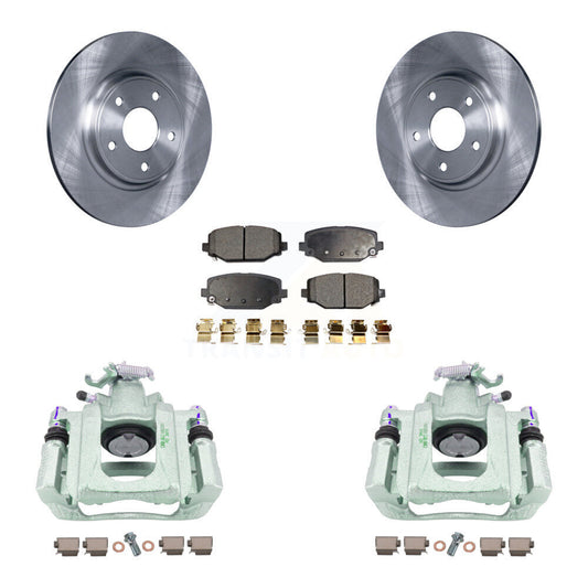 [Arrière] Disque et plaquette de frein pour 2012 Ram C/V With Dual Piston Front KC8-100347T