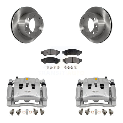 [Arrière] Disque et plaquette de frein pour Ford F-250 Super Duty F-350 KC8-100350T