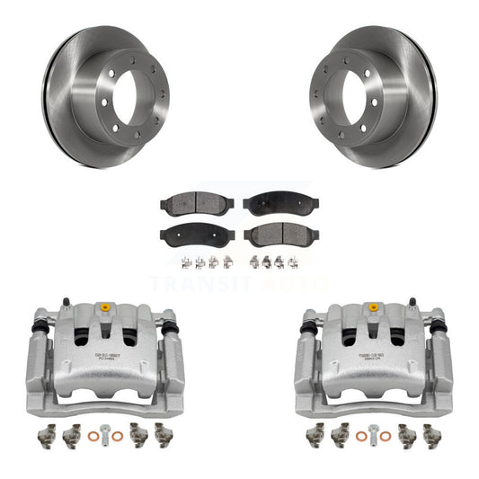 [Arrière] Disque et plaquette de frein pour Ford F-250 Super Duty F-350 KC8-100350T