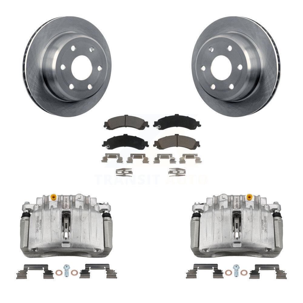 [Arrière] Disque et plaquette de frein pour Chevrolet Silverado 1500 GMC Avalanche XL KC8-100373C