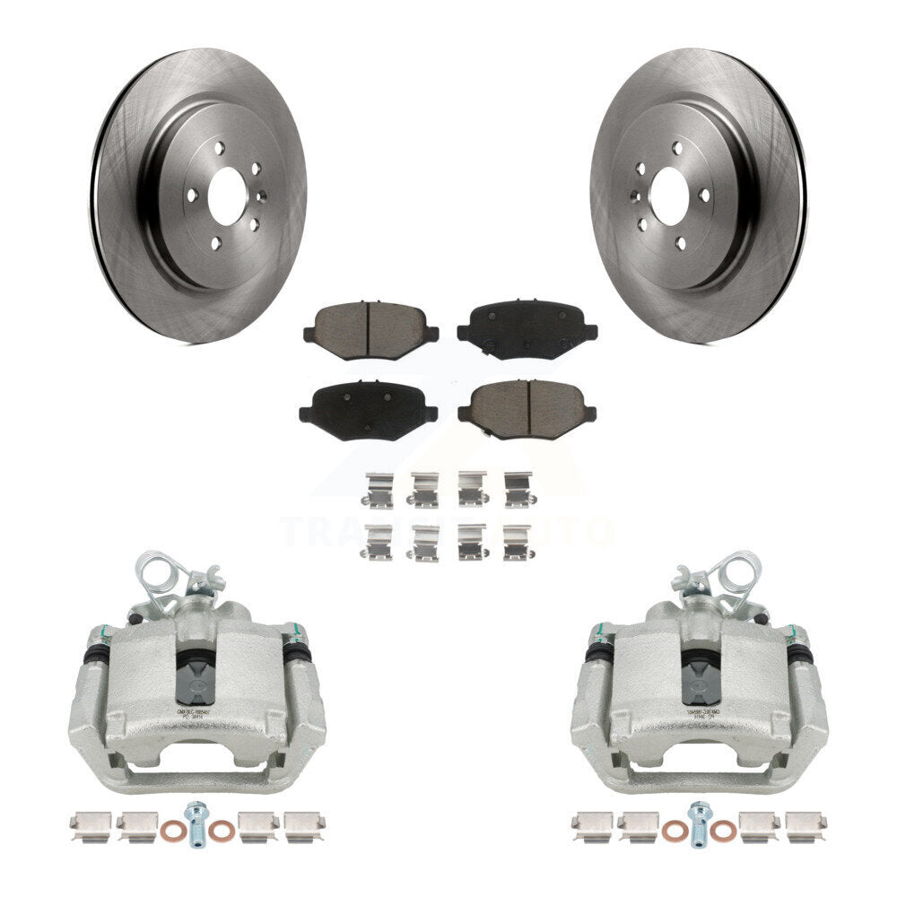 [Arrière] Disque et plaquette de frein pour Ford Explorer Flex Taurus Police Sedan MKS KC8-100383C
