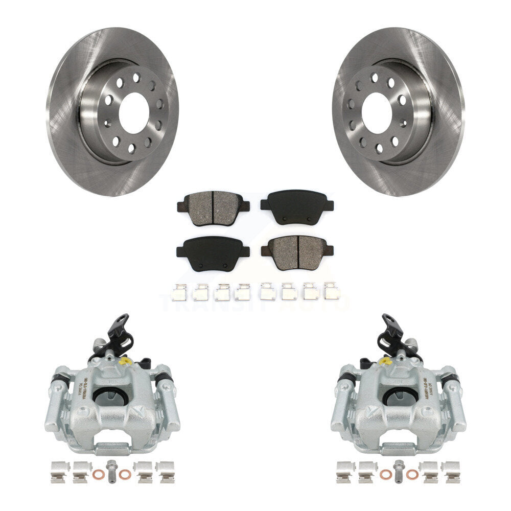 [Arrière] Disque et plaquette de frein pour Volkswagen Jetta Golf Passat Audi GTI KC8-100390S