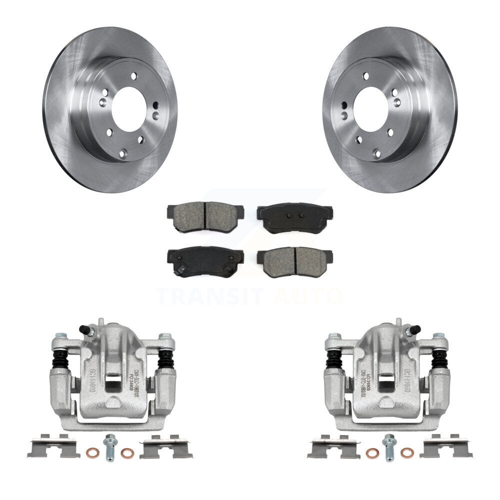 [Arrière] Disque et plaquette de frein pour 2006 Hyundai Sonata 3.3L To 03 06 KC8-100391S