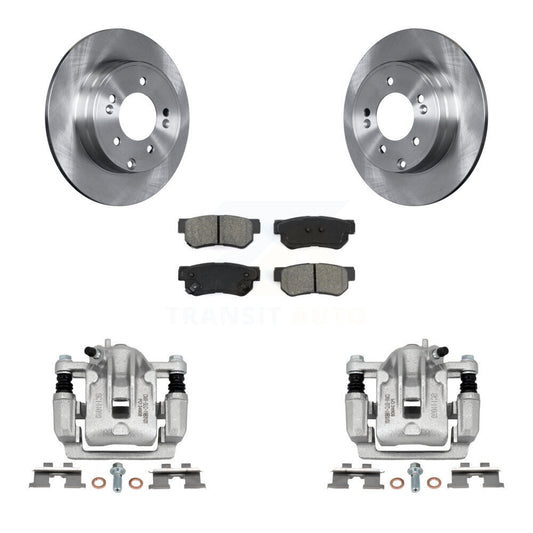 [Arrière] Disque et plaquette de frein pour 2006 Hyundai Sonata 3.3L To 03 06 KC8-100391S