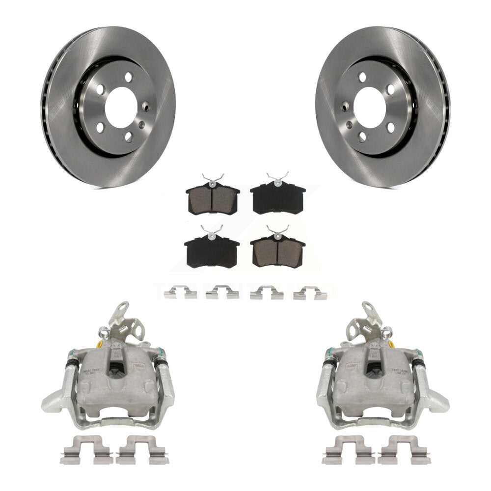 [Arrière] Disque et plaquette de frein pour 2005 Volkswagen Jetta 2.5L KC8-100399C