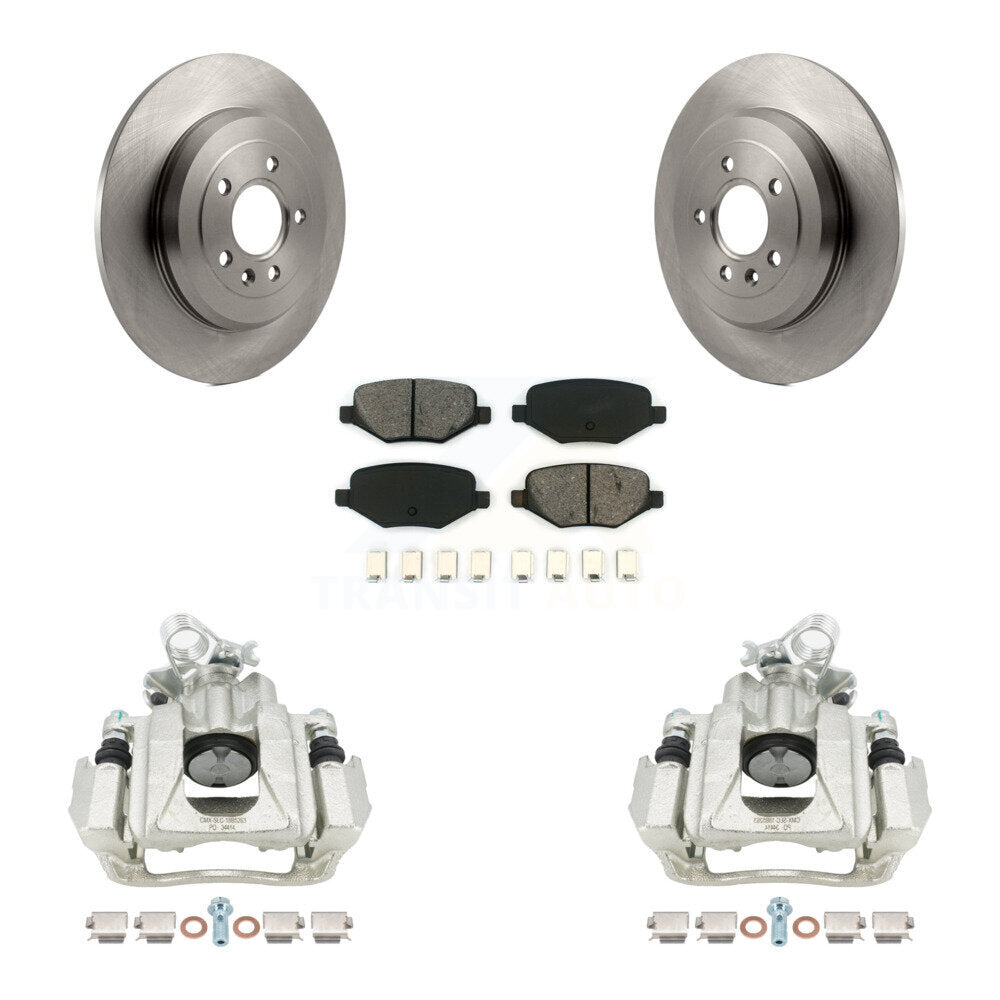 [Arrière] Disque et plaquette de frein pour Ford Explorer Flex Taurus Lincoln MKT KC8-100449S