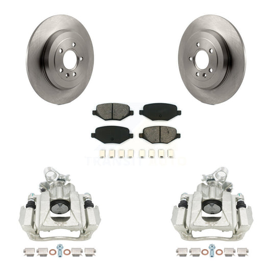 [Arrière] Disque et plaquette de frein pour Ford Explorer Flex Taurus Lincoln MKT KC8-100449S