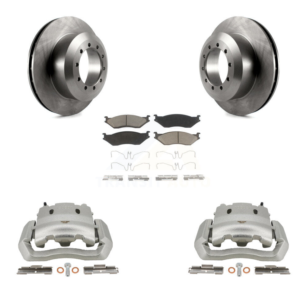 [Arrière] Disque et plaquette de frein pour Ford E-550 Super Duty F-450 F-550 Econoline KC8-100451C