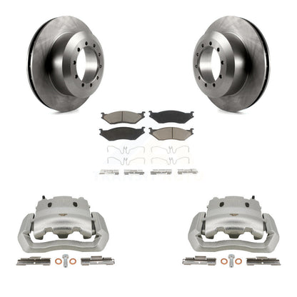 [Arrière] Disque et plaquette de frein pour Ford E-550 Super Duty F-450 F-550 Econoline KC8-100451C