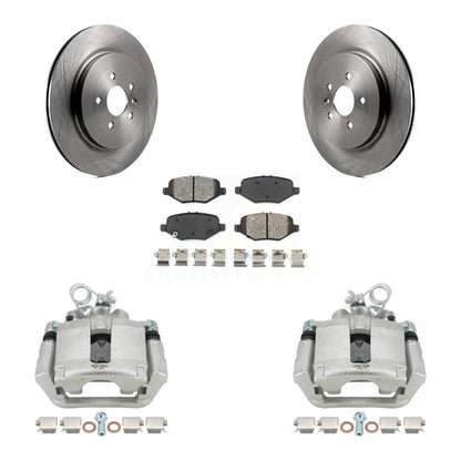[Arrière] Disque et plaquette de frein pour Ford Explorer Flex Taurus Police MKS KC8-100451S