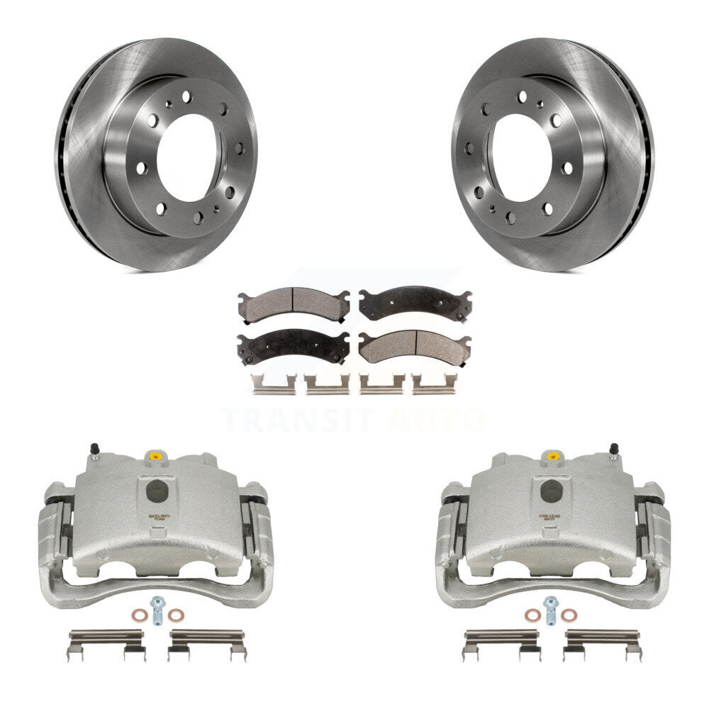 [Avant] Disque et plaquette de frein pour GMC Chevrolet Sierra 2500 HD Silverado H2 KC8-100467T