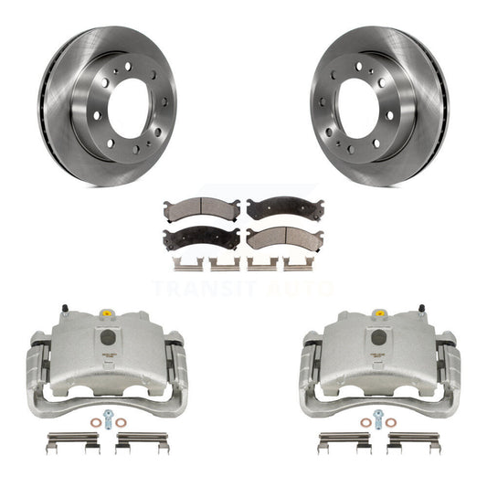 [Avant] Disque et plaquette de frein pour GMC Chevrolet Sierra 2500 HD Silverado H2 KC8-100467T