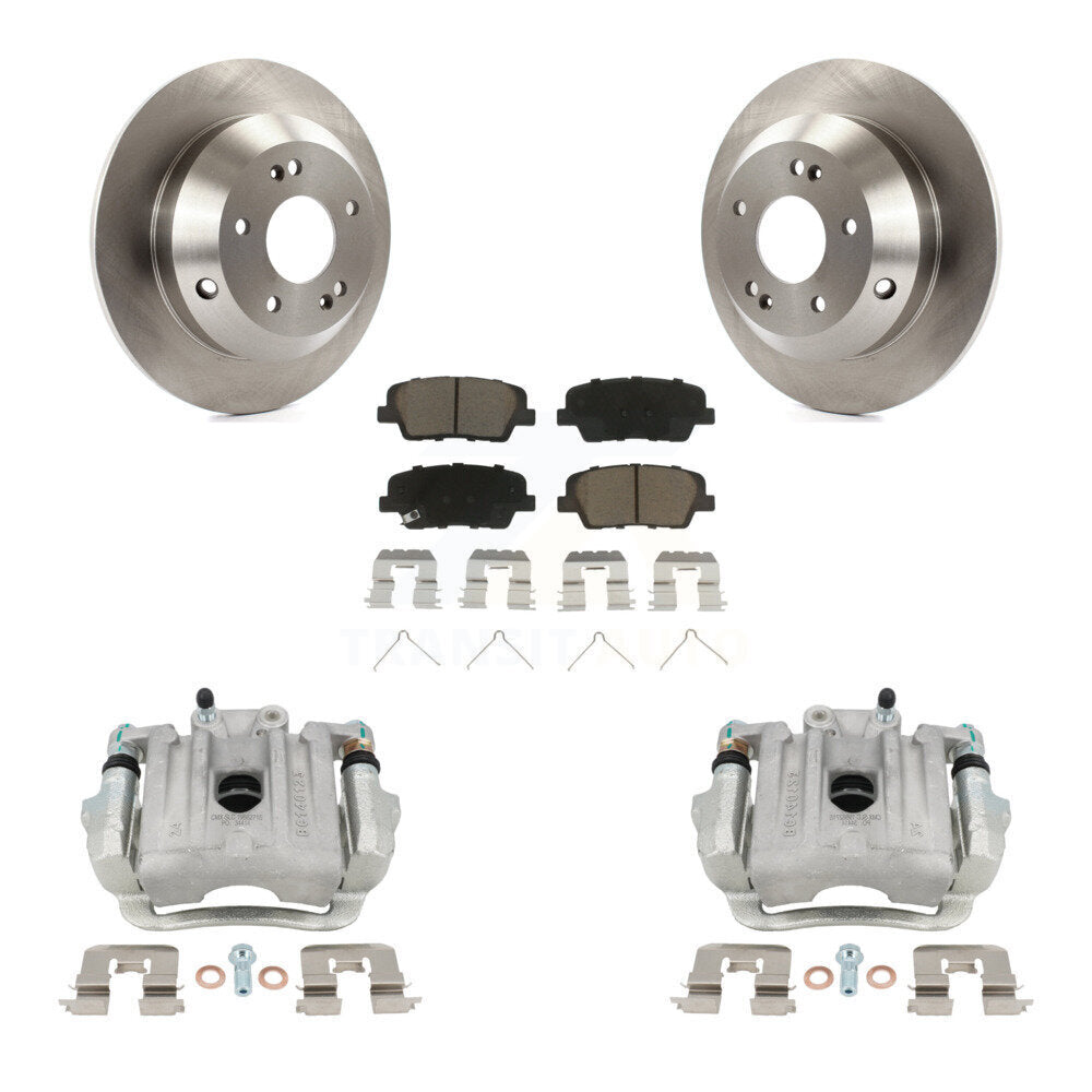 [Arrière] Disque et plaquette de frein pour 14-15 Kia Sorento With Red Painted Calipers KC8-100481C
