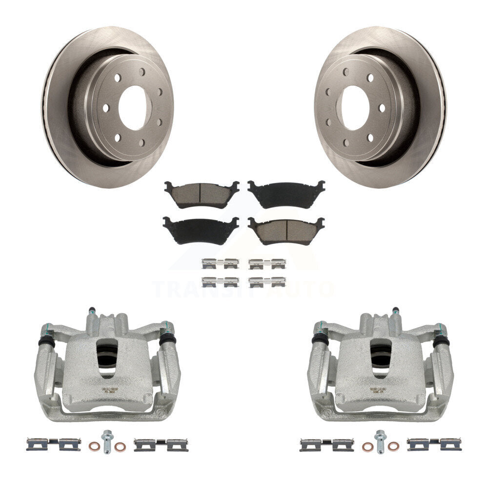 [Arrière] Disque et plaquette de frein pour 2012-2014 Ford F-150 With 7 Lug Wheels KC8-100483C