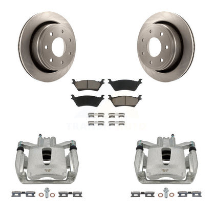 [Arrière] Disque et plaquette de frein pour 2012-2014 Ford F-150 With 7 Lug Wheels KC8-100483C
