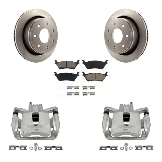 [Arrière] Disque et plaquette de frein pour 2012-2014 Ford F-150 With 7 Lug Wheels KC8-100483C