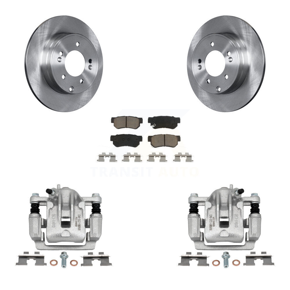 [Arrière] Disque et plaquette de frein pour 2006 Hyundai Sonata 3.3L To 03 06 KC8-100485C