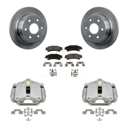 [Arrière] Disque et plaquette de frein pour Chevrolet GMC Silverado 1500 Sierra Astro KC8-100487C