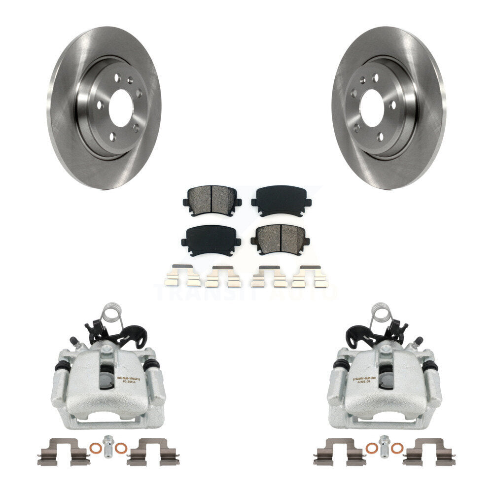 [Arrière] Disque et plaquette de frein pour 2009 Audi A4 Quattro Convertible KC8-100497S