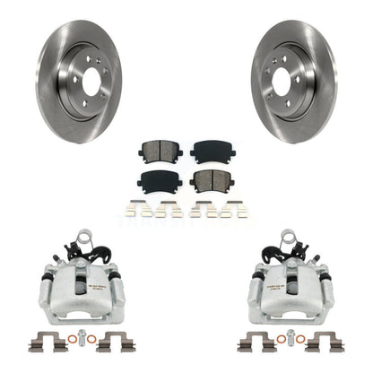 [Arrière] Disque et plaquette de frein pour 2009 Audi A4 Quattro Convertible KC8-100497S