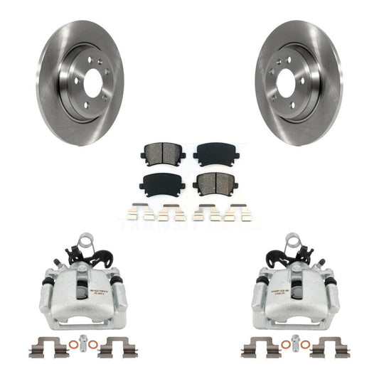 [Arrière] Disque et plaquette de frein pour 2009 Audi A4 Quattro Convertible KC8-100497S