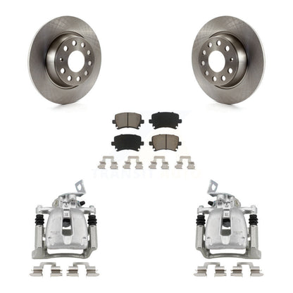 [Arrière] Disque et plaquette de frein pour 2008 Volkswagen Passat 2.0L KC8-100502C