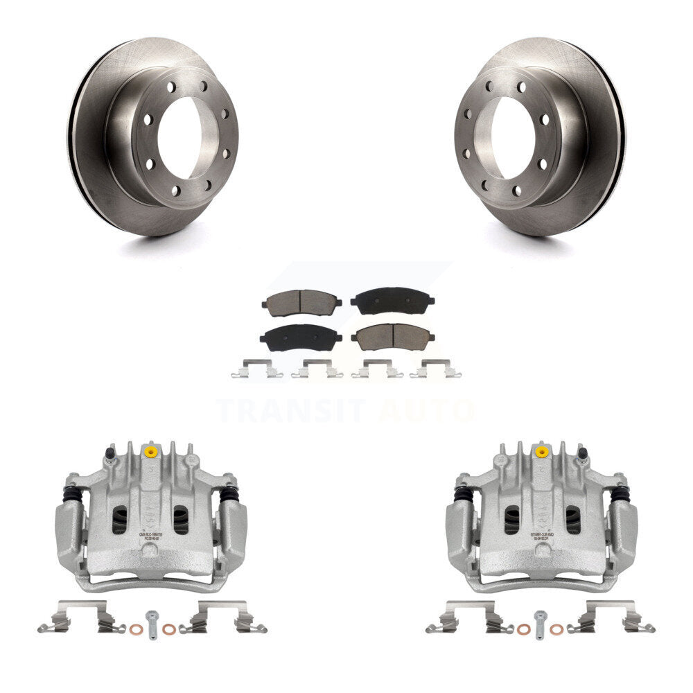 [Arrière] Disque et plaquette de frein pour Ford F-350 Super Duty F-250 Excursion KC8-100524C