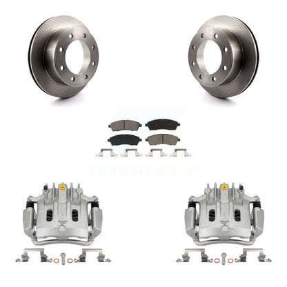 [Arrière] Disque et plaquette de frein pour Ford F-350 Super Duty F-250 Excursion KC8-100524C