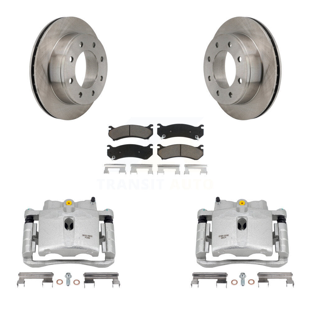 [Arrière] Disque et plaquette de frein pour Chevrolet GMC Sierra 2500 HD Silverado H2 KC8-100535C