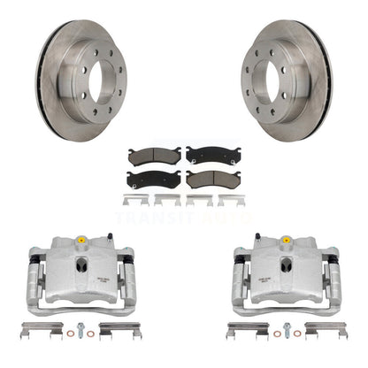 [Arrière] Disque et plaquette de frein pour Chevrolet GMC Sierra 2500 HD Silverado H2 KC8-100535C